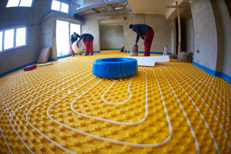 installing underfloor heating