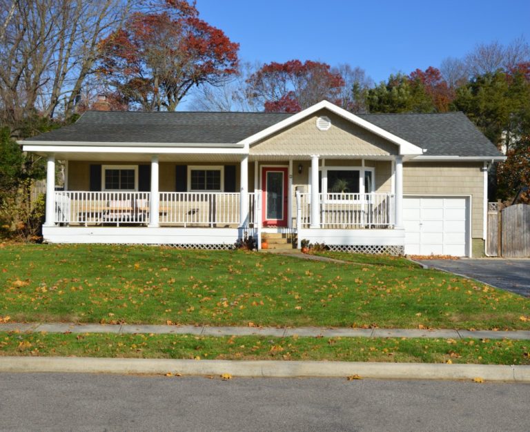 small residence with a front porch