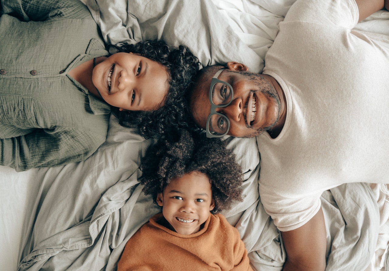 Father and his daughters