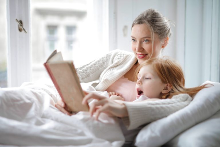 reading with child