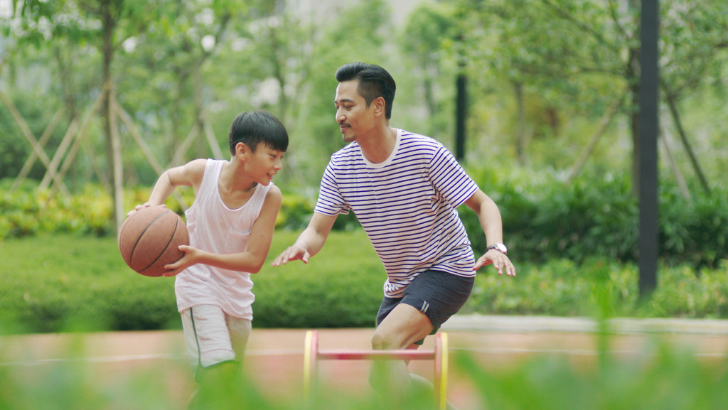 Basketball with father