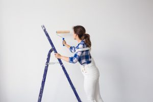 woman painting