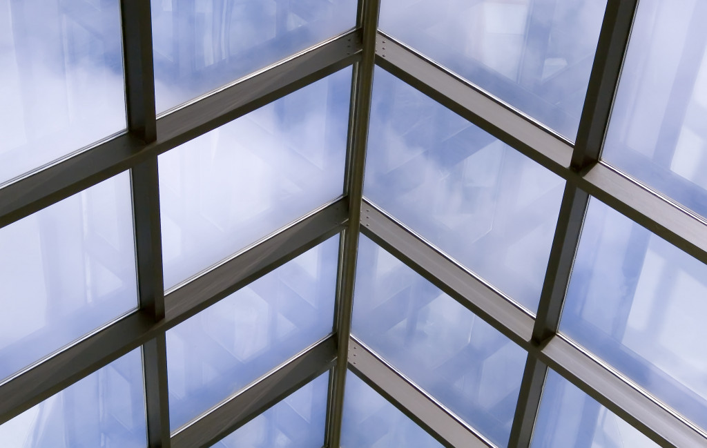 Skylight structure and the blue sky